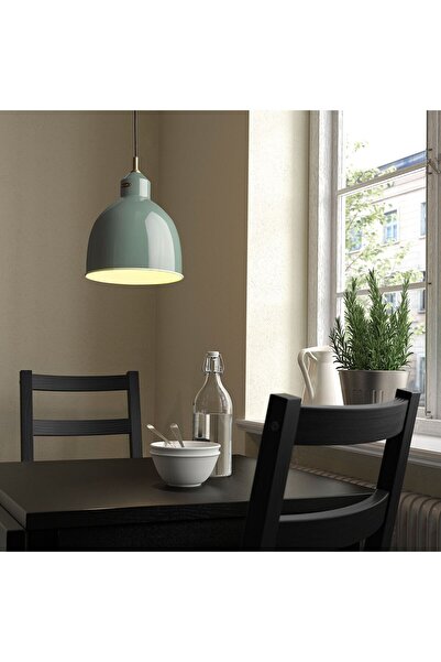 IKEA sarkıt lamba, gri-yeşil