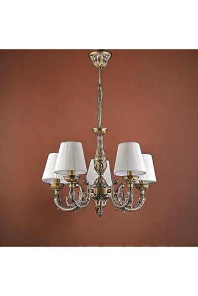 ES AYDINLATMA Zamak Döküm Şapkalı Avize