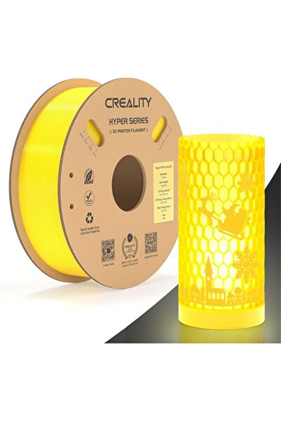 Creality Hyper Petg Sarı Filament 1.75mm 1kg