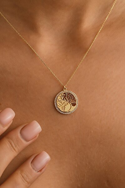 Sefa Gold 14 Ayar Altın Hayat Ağacı Kolye