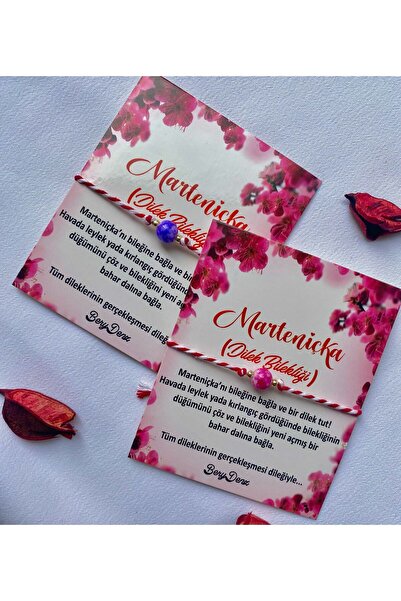 BeryDenz 2 Pieces Glass Beaded Martenitch Bracelet