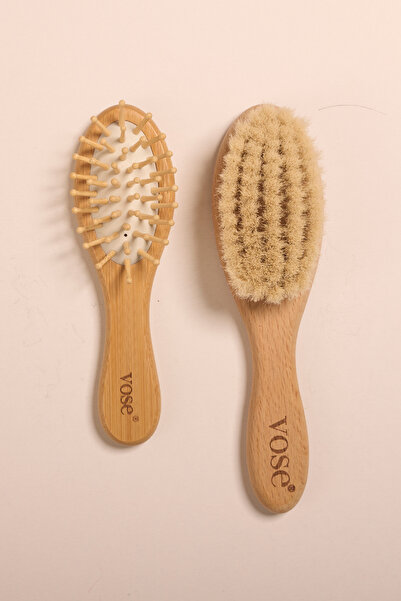 Vose 2'li Bambu Tarak & Keçi Kılı Fırça