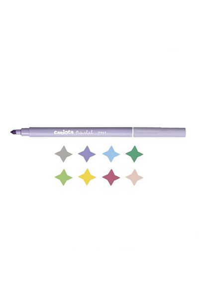 just cheap store Carioca Pastel Super Washable Felt Tip Crayons Pack of 8