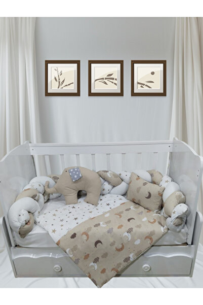 Home طقم سرير أطفال مقاس 60 × 120، طقم سرير أطفال مكون من 5 قطع