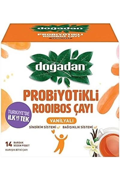 Doğadan PROBİYOTİK ÇAY ROOİBOS VANİLYA *12