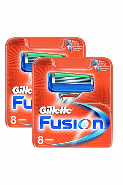 Gillette Fusion Spare Head 8 Pieces x 2 Pieces