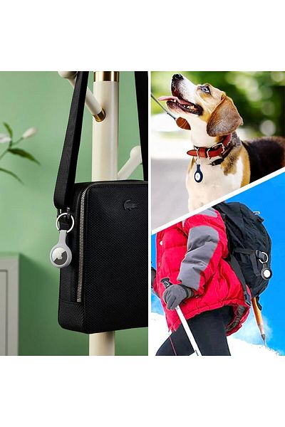 bbtech Protective Silicone Case Keychain Compatible with Airtag