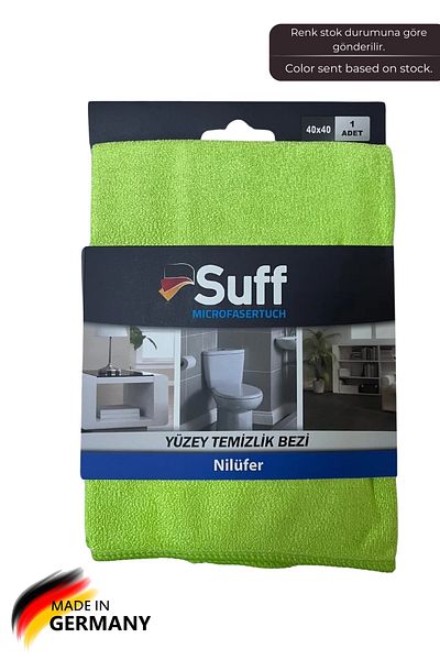 Suff Nilüfer Microfiber Surface Cleaning Cloth 40 X 40 Cm, 1 Piece