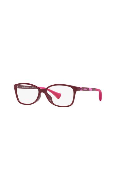 MIRAFLEX Woman Pillow Eyeglasses- Mf 4019 - Lense Size:52mm - Translucent Burgundy