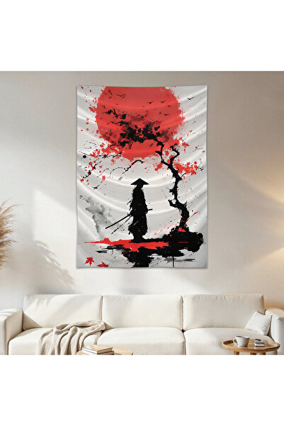 Geek Cultcha Samurai Wall Cloth Wall Tapestry First Quality Satin Fabric Poster