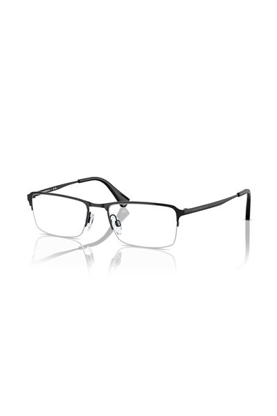 Emporio Armani Man Rectangle Eyeglasses- Ea 1044td - Lense Size:55mm - Shiny Black