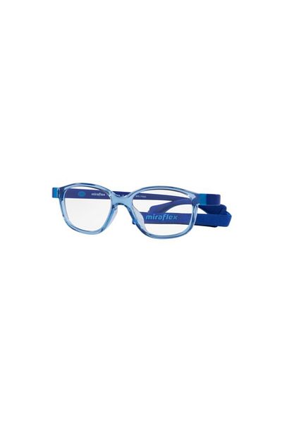 MIRAFLEX Woman Irregular Eyeglasses- Mf 4007 - Lense Size:46mm - Translucent Light Blue
