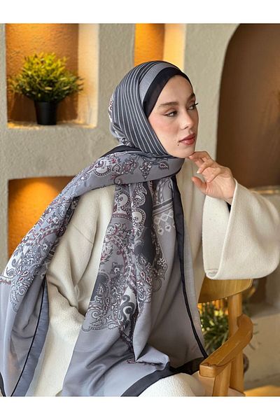 Modakaşmir Σάλι Lina με σχέδιο Mislina