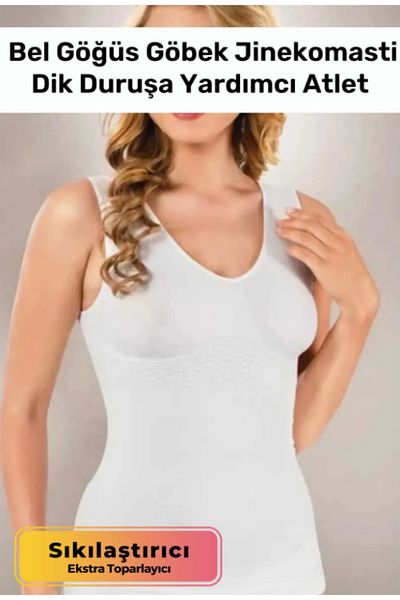 Por Favor Women's Extra Belly Gynecomastia Recovery Corset Athlete - Waist Chest Belly Firming
