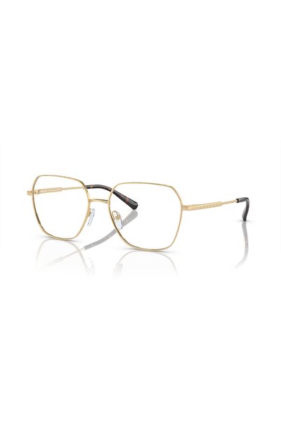 Michael Kors Woman Square Eyeglasses- Mk 3071 - Lense Size:54mm - Light Gold