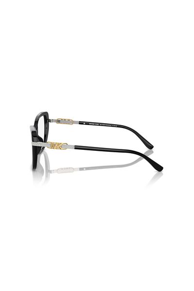 Michael Kors Woman Cat Eye Eyeglasses- Mk 4125bu - Lense Size:54mm - Black