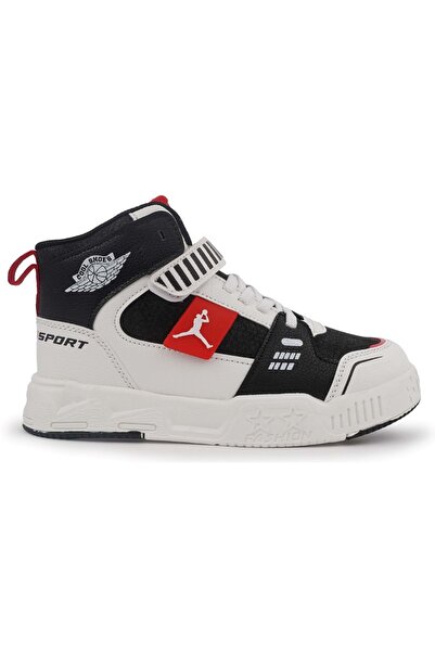 Kocamanlar Ayakkabı High-Top Lightweight Children's Sports Shoes Red