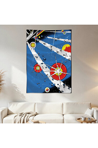 Geek Cultcha Space Design Wall Cloth Wall Tapestry First Quality Satin Fabric...