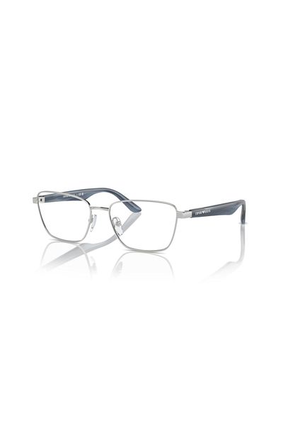 Emporio Armani Woman Irregular Eyeglasses- Ea 1156 - Lense Size:52mm - Shiny Silver
