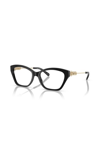 Michael Kors Woman Square Eyeglasses- Mk 4136 - Lense Size:52mm - Black