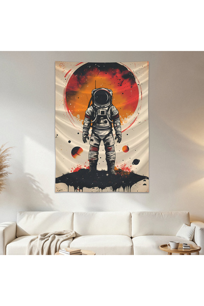 Geek Cultcha Astronaut Illustration Wall Cloth Wall Tapestry First Quality Sa...