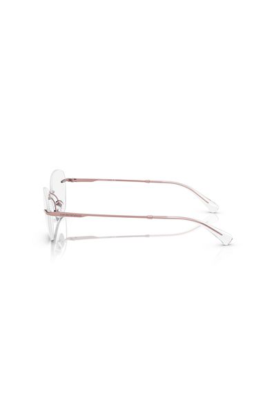 Emporio Armani Woman Phantos Eyeglasses- Ea 1167 - Lense Size:55mm - Shiny Metallic Pink