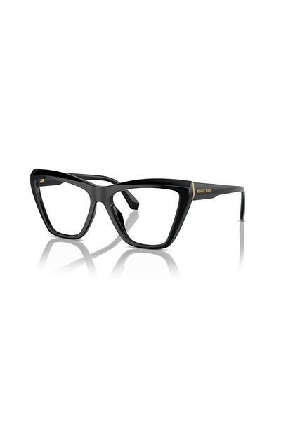 Michael Kors Woman Cat Eye Eyeglasses- Mk 4118u - Lense Size:54mm - Black