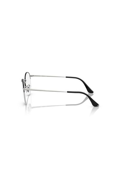 Ray-Ban Ray Ban Vista Unisex Round Eyeglasses- Rb 3947v - Lense Size:51mm - Black On Silver
