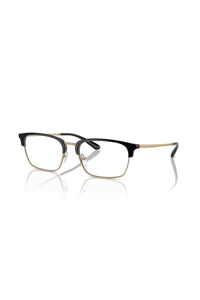 Emporio Armani Man Pillow Eyeglasses- Ea 3243 - Lense Size:53mm - Shiny Black/matte Pale Gold