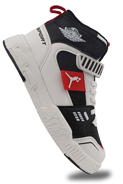 Kocamanlar Ayakkabı High-Top Lightweight Children's Sports Shoes Red