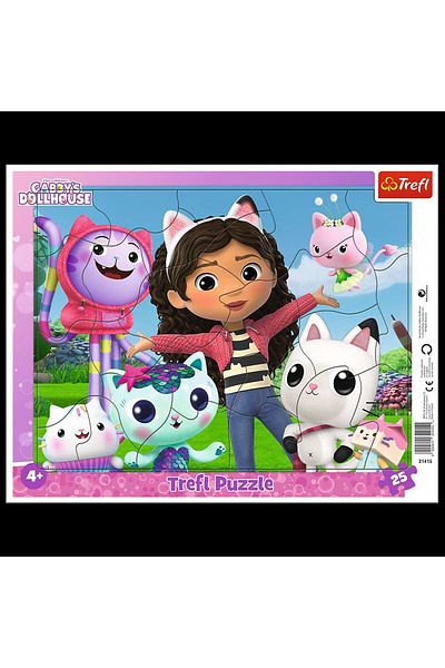 Trefl Puzzle 25 pieces, Gabby's World