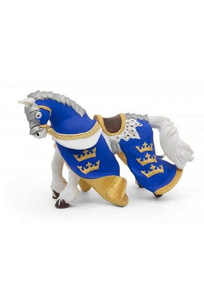 Papo King Arthur's Blue Horse Figurine
