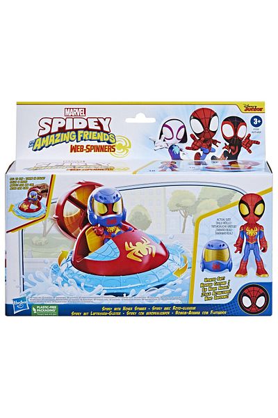 Toys SPIDEY EXTRAORDINARY FRIENDS CAR AND SPIDEY FIGURE SET