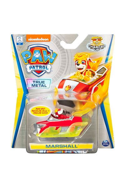 Spinmaster Paw Patrol Marshall Charged Up Metal Model