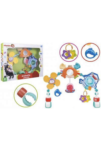 GLOBO Baby arcade toy with activities and clips Vitamin G
