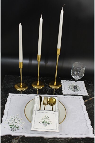 Nakışkonsept PAPATYA DESENLI AMERİKAN SERVİS TAKIMI 6 KİŞİLİK