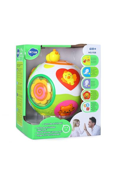 Hola INTERACTIVE BALL WITH LIGHTS AND SOUNDS CATCH ME IF YOU CAN