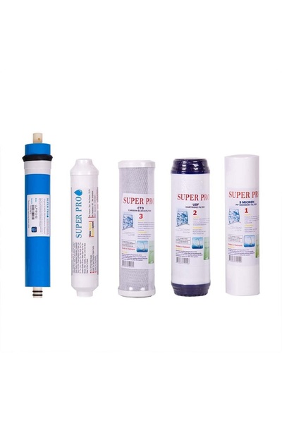 Superpro مجموعة فلتر خرطوشة مكونة من 5 قطع