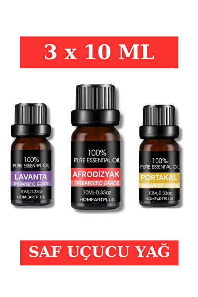homeartplus 3x10 ml , Lavanta , portakal Koku Buhurdanlık Yağı Ve Aromaterapi...