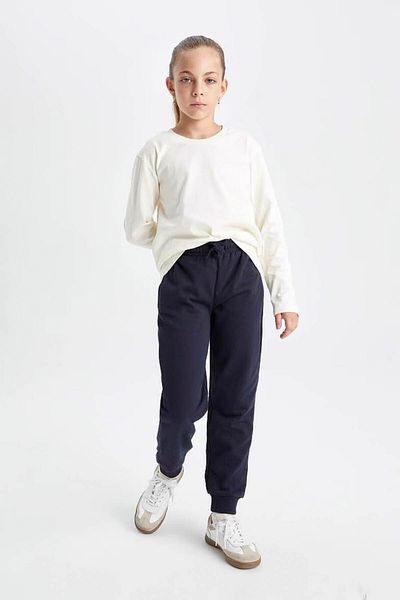 DeFacto Σχολική Φούτερ για κορίτσια Navy Blue Y1226a623au