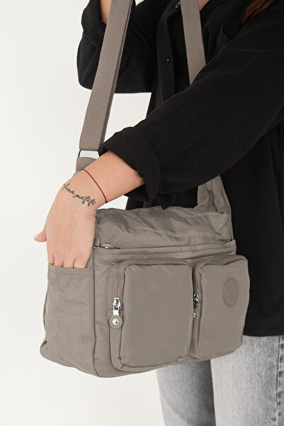 YOGII Nada Model Жіноча водостійка сумка з парашутного полотна з багатокімнатною регульованою перехресною лямкою через плече