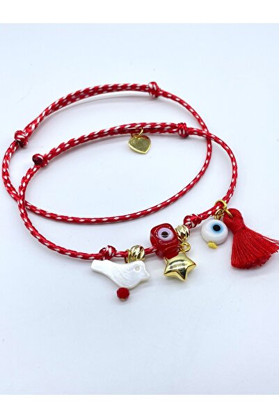 Concept HuBuTU Hediyelik 2’li Lüks Kartlı Jelatinli Marteniçka  Dilek Bilekli...