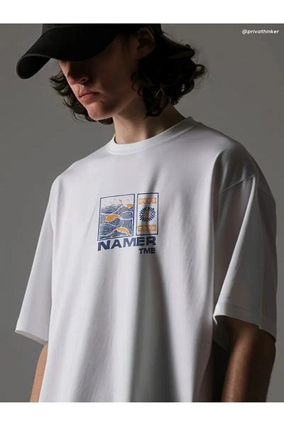 Machetta Μπλουζάκι Unisex Life Is Good με στάμπα Oversize 100% βαμβάκι