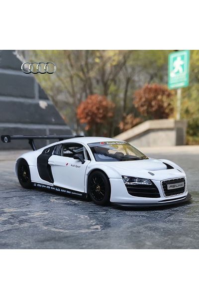 Rastar Audi R8 White Diecast Car 1 To 24 Scale
