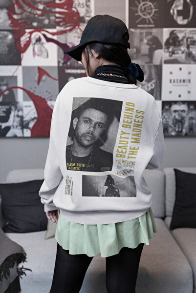 SEVBANO Dizajnirajte The Weeknd majicu sa printom, unisex, oversize, za reper...