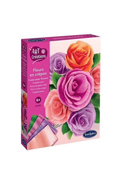 Sentosphere Kreativní sada z krepového papíru - Růže