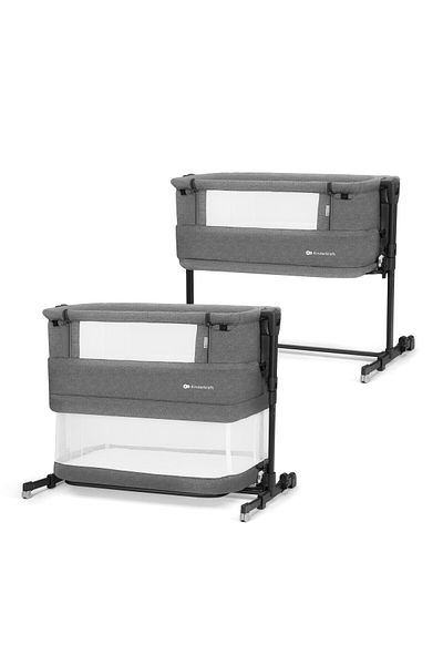Kinderkraft Kinderkraft Neste Grow Co-Sleeper Crib, Dark Grey