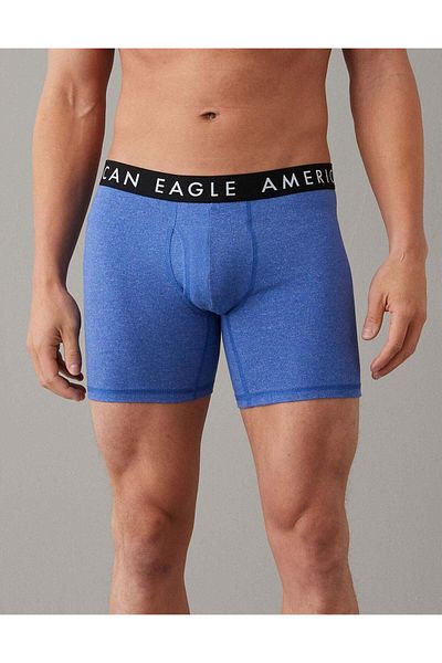 AMERICAN EAGLE سروال داخلي بوكسر كلاسيكي AEO مقاس 6 بوصات