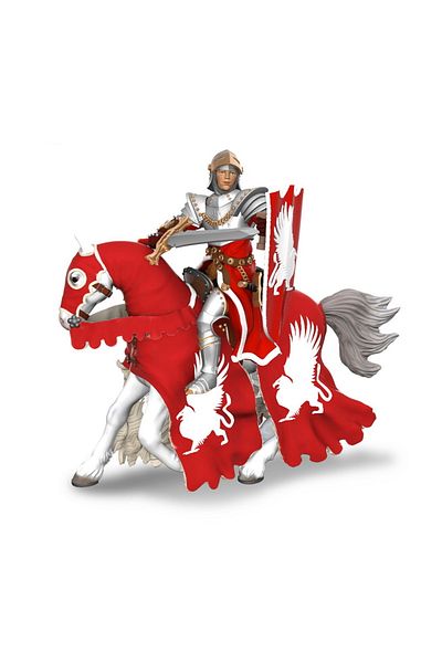 Papo Medieval Knight's Horse Figurine Griffin