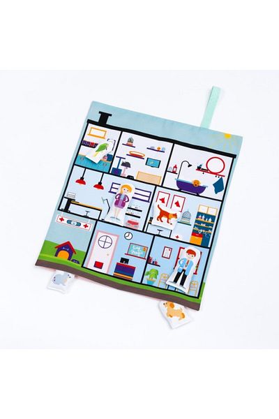 OEM Tiny Magic Veterinary Clinic portable playset with 5 characters included